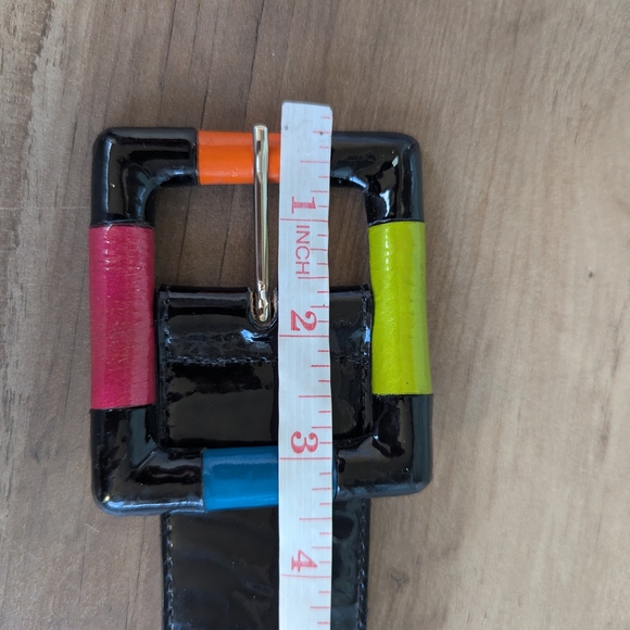 Leatherock Vintage Black Leather Belt